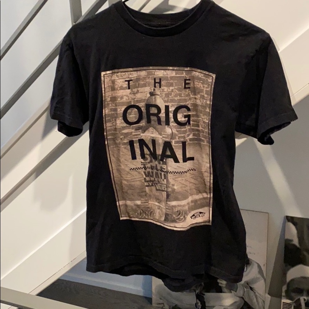 Black Vans tee